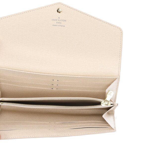 Louis Vuitton Sarah Long Wallet N63208 Azur Damier Canvas - Picture 6 of 6